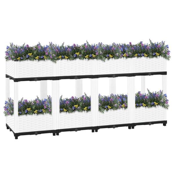 Hochbeet 160x40x71 cm Polypropylen