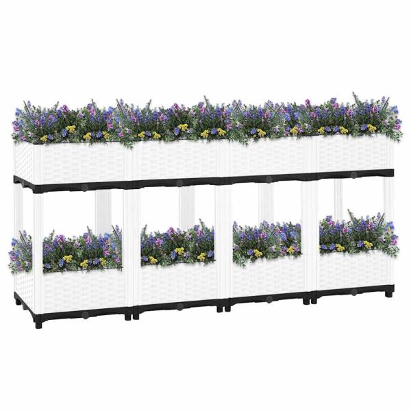 Hochbeet 160x40x71 cm Polypropylen