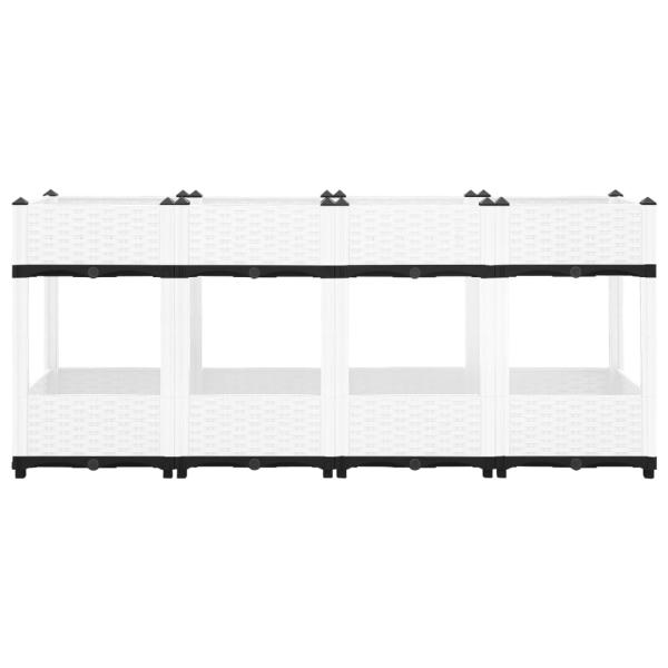 Hochbeet 160x40x71 cm Polypropylen