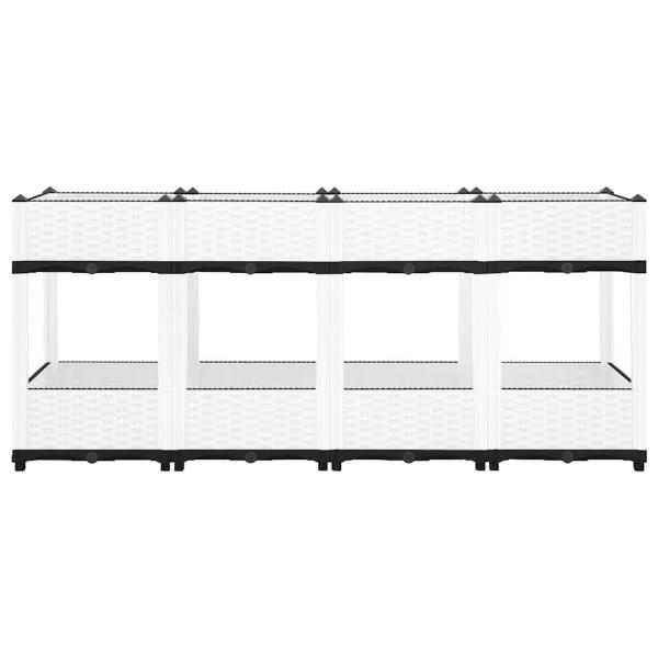 Hochbeet 160x40x71 cm Polypropylen