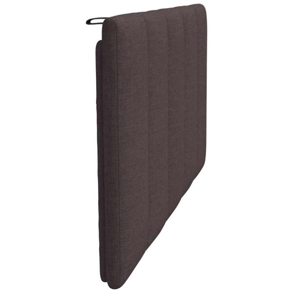 Kopfteil-Kissen Dunkelbraun 100 cm Stoff