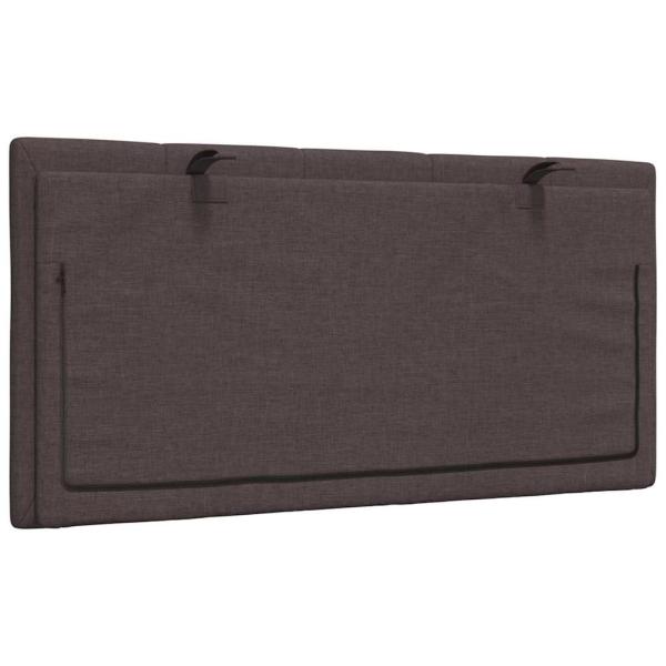 Kopfteil-Kissen Dunkelbraun 100 cm Stoff