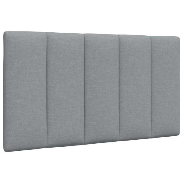ARDEBO.de - Kopfteil-Kissen Hellgrau 90 cm Stoff