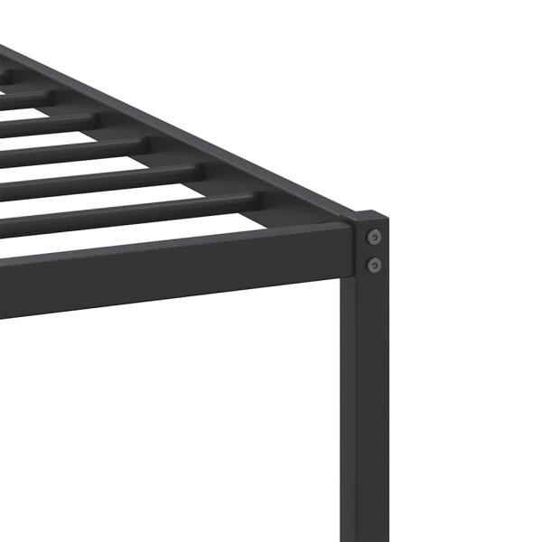 Bettgestell ohne Matratze Braun Eiche 75x190 cm Holzwerkstoff