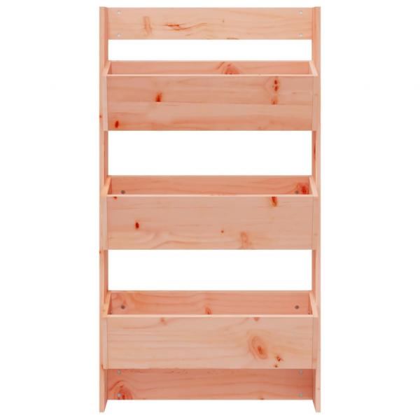 Wand-Pflanzkübel 3 Fächer 60x18,5x110 cm Massivholz Douglasie