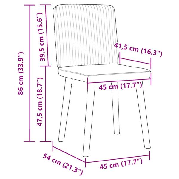 Esszimmerstühle 4 Stk. Schwarz Stoff
