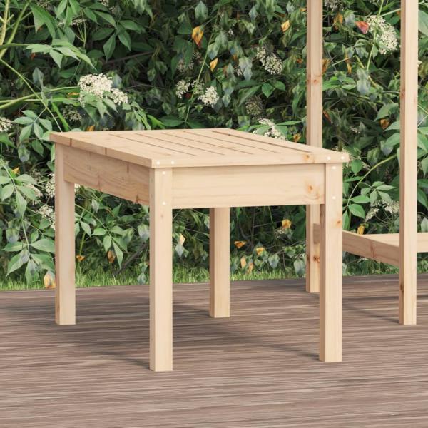 ARDEBO.de - Gartenbank 80x44x45 cm Massivholz Kiefer