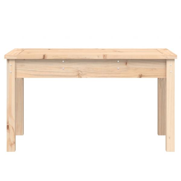 Gartenbank 80x44x45 cm Massivholz Kiefer