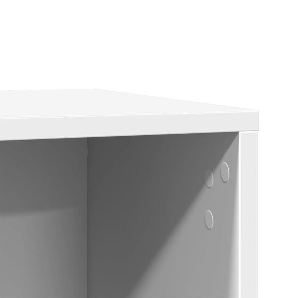 Katzenklo Weiß 80x50x45 cm Holzwerkstoff