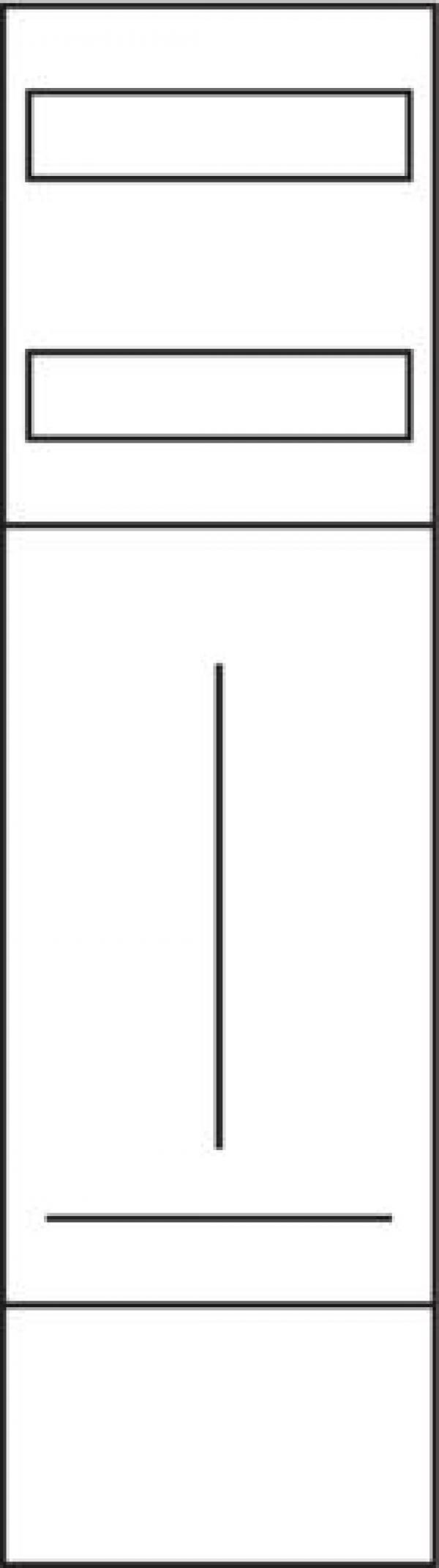 Hager ZU22 Einbausatz, univers Z, Höhe 900mm, 1 Zählerplatz, 1-feldig, mit NAR 150mm