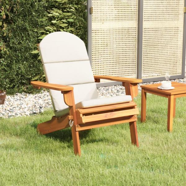 ARDEBO.de - Adirondack-Gartenstuhl mit Kissen Massivholz Akazie