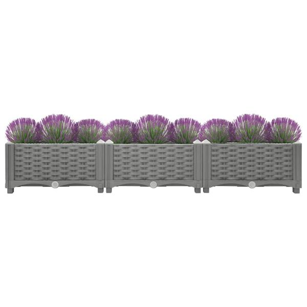 Hochbeet 120x40x23 cm Polypropylen