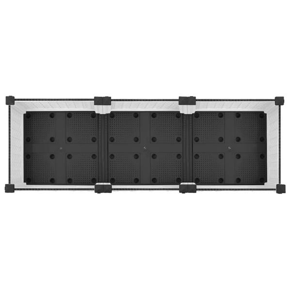 Hochbeet 120x40x23 cm Polypropylen