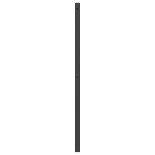 Kopfteil Metall Schwarz 135 cm