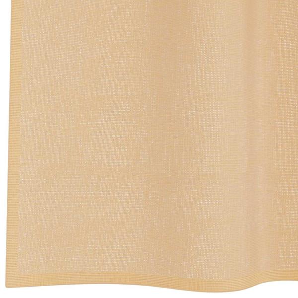 Voile Vorhänge mit Ösen 2 Stk. Sandfarbe