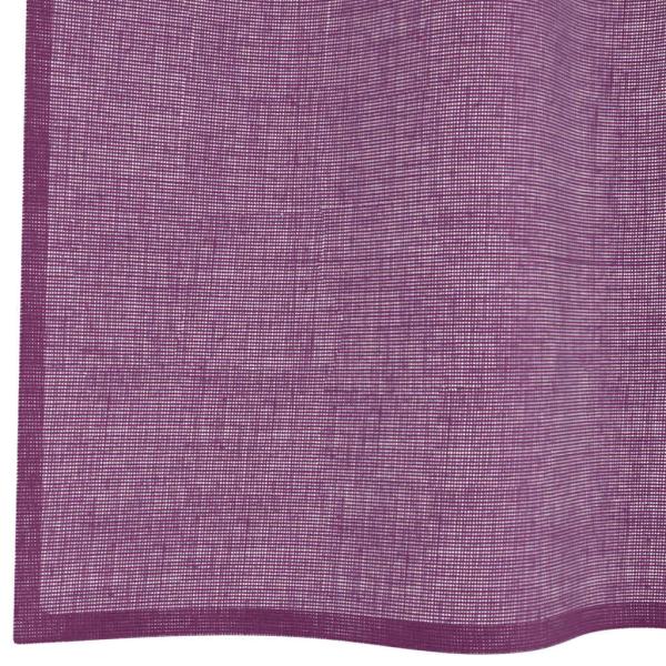 Voile Vorhänge mit Ösen 2 Stk. Lila 140x300 cm