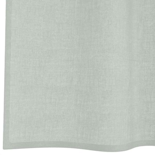 Voile Vorhänge mit Ösen 2 Stk. Hellgrau 140x300 cm