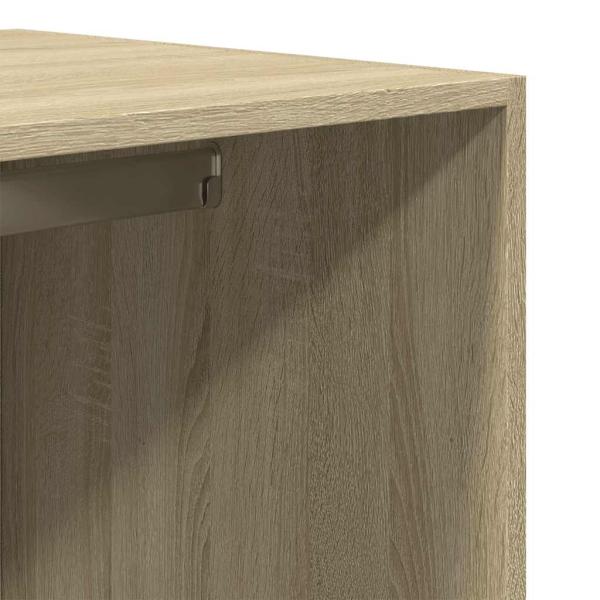 Kleiderschrank Sonoma-Eiche 80x50x200 cm Holzwerkstoff
