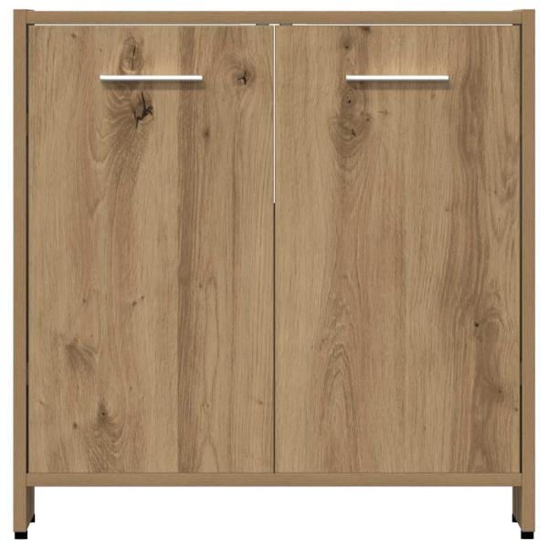 4-tlg. Badmöbel-Set Artisan-Eiche Holzwerkstoff