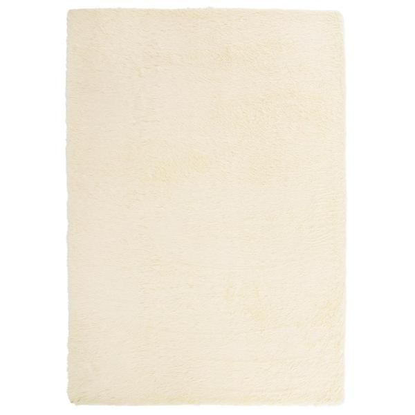 Teppich Shaggy Hochflor NAVARRA Creme 240x340 cm Polyester