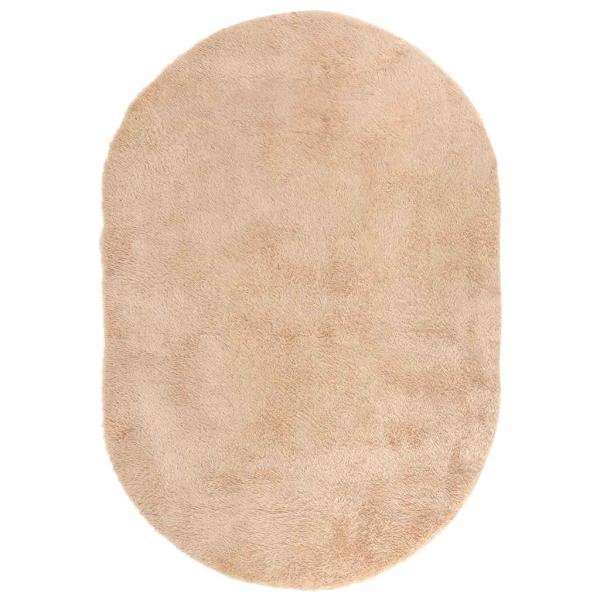 Teppich Shaggy Hochflor NAVARRA Beige 300x200 cm Polyester