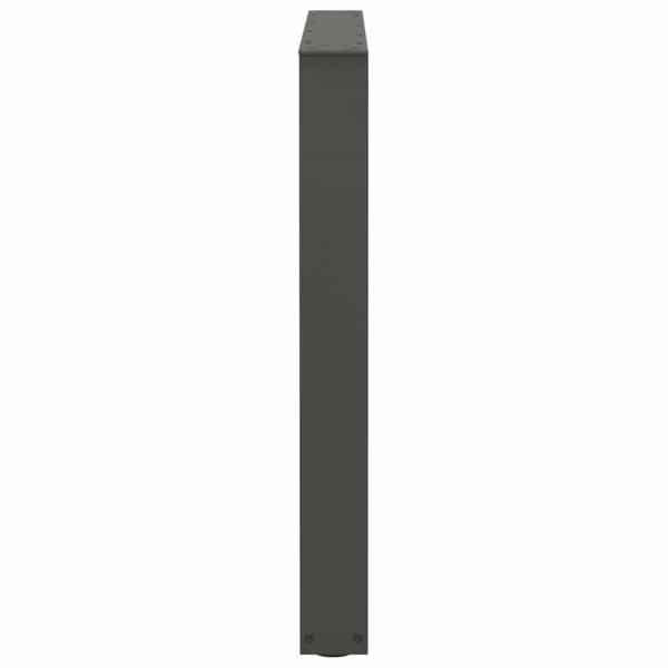 Esstisch Beine V-Form 3 Stück Anthrazit 80x(72-73,3) cm Stahl