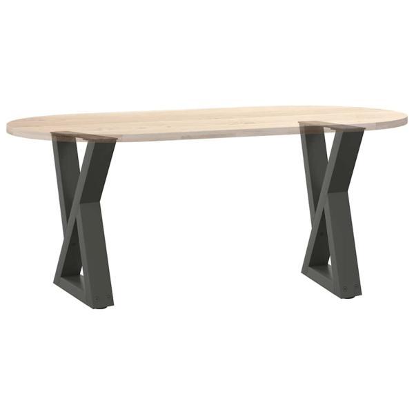 Couchtischbeine 2 Stk. Anthrazit 28x(42-43,3) cm Stahl