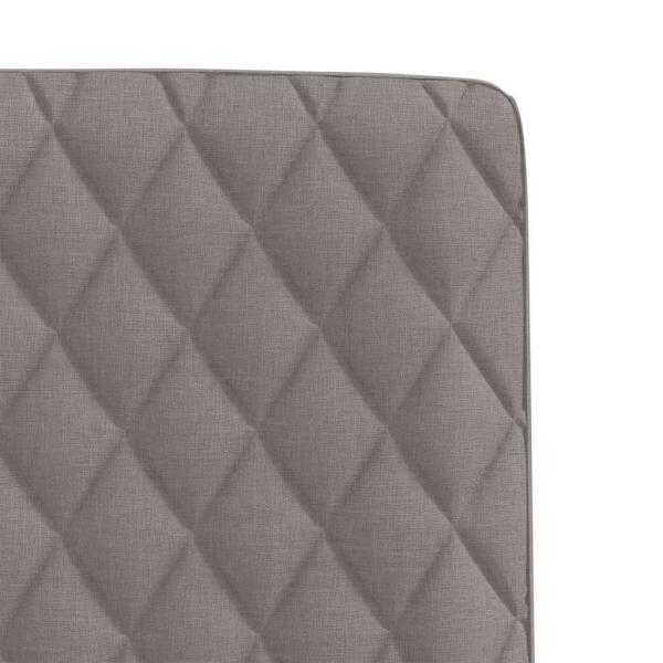 Esszimmerstühle 2 Stk. Taupe Stoff
