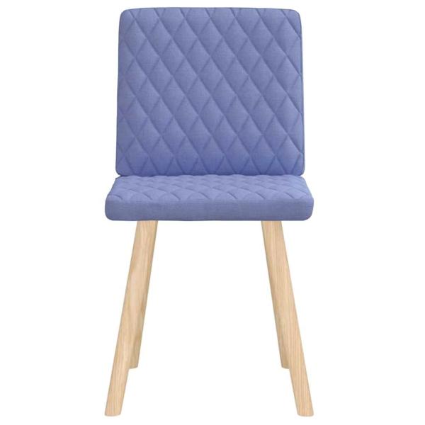 Esszimmerstühle 2 Stk. Jeansblau Stoff