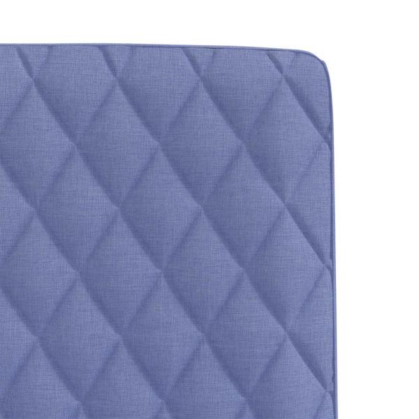 Esszimmerstühle 2 Stk. Jeansblau Stoff