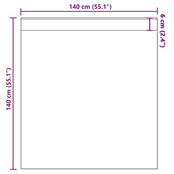 Voile Vorhänge mit Stangentaschen 2 Stk. Weiß