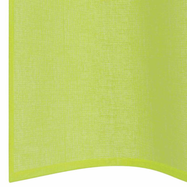 Voile Vorhänge mit Ösen 2 Stk. Apfelgrün 140x175 cm