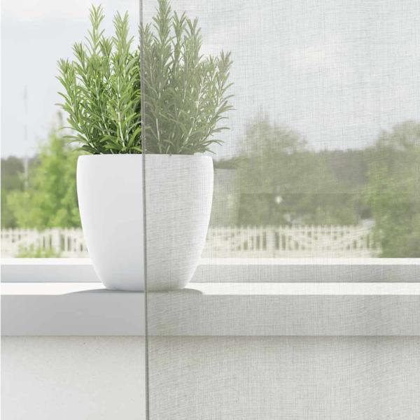 ARDEBO.de - Voile Vorhänge mit Ösen 2 Stk. Hellgrau 140x260 cm