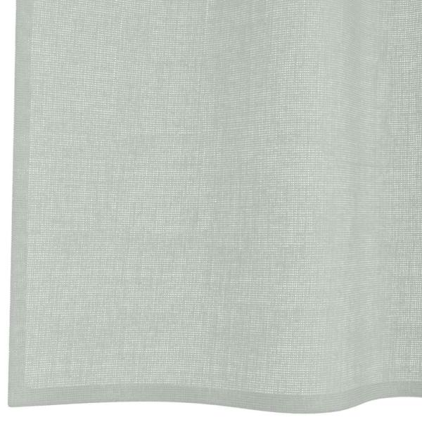 Voile Vorhänge mit Ösen 2 Stk. Hellgrau 140x260 cm
