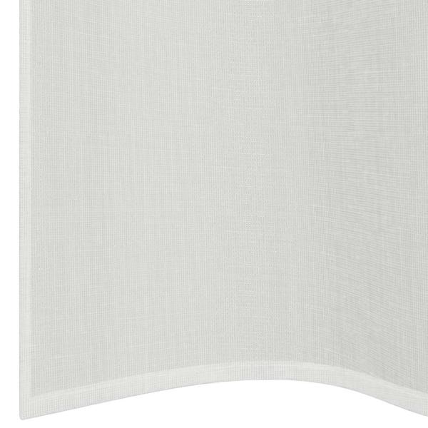 Voile Vorhänge mit Ösen 2 Stk. Weiß