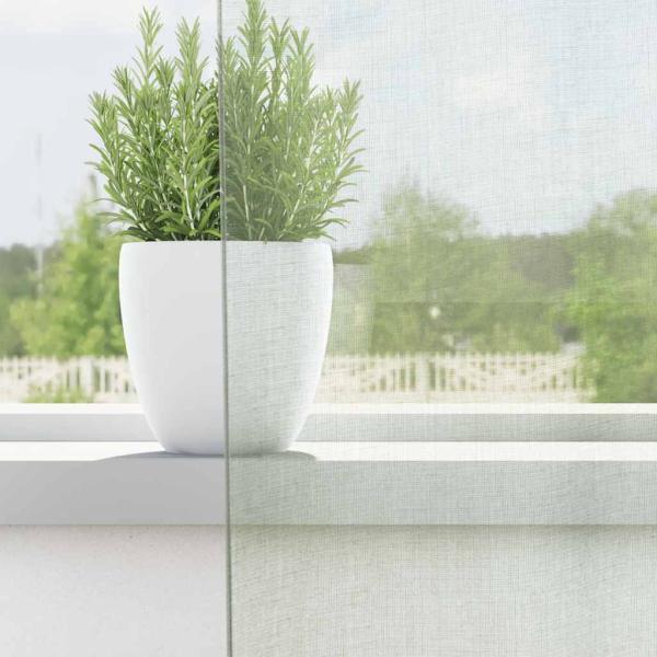 Voile Vorhänge mit Schlaufen 2 Stk. Hellgrau 140x175 cm