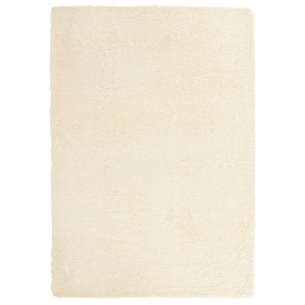 Teppich Shaggy Hochflor NAVARRA Creme 120x170 cm Polyester