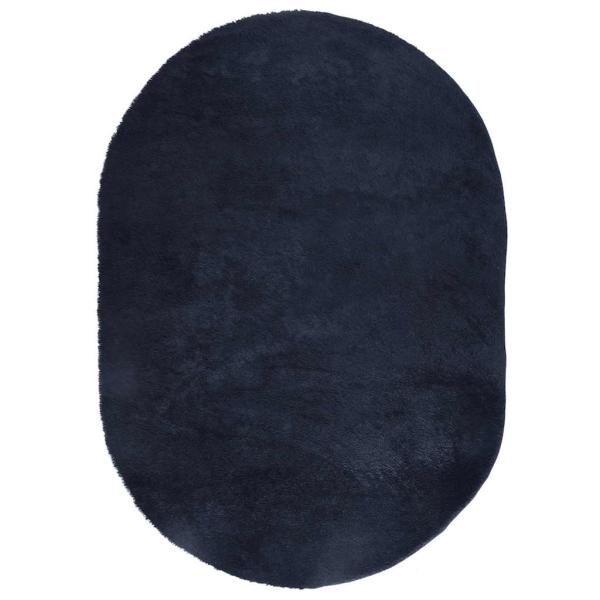 Teppich Shaggy Hochflor NAVARRA Marineblau 300x200 cm Polyester