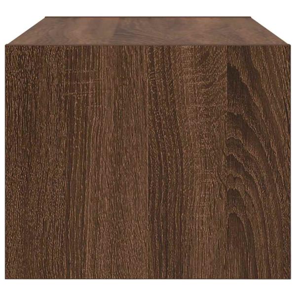 TV-Schrank Braun Eichen-Optik 60x31x25,5 cm Holzwerkstoff