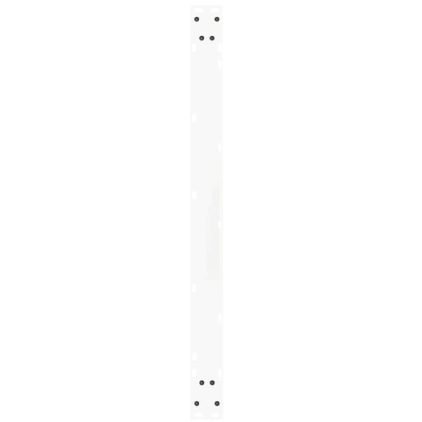 Esstischbeine V-Form 2 Stück Weiß 100x(72-73,3) cm Stahl