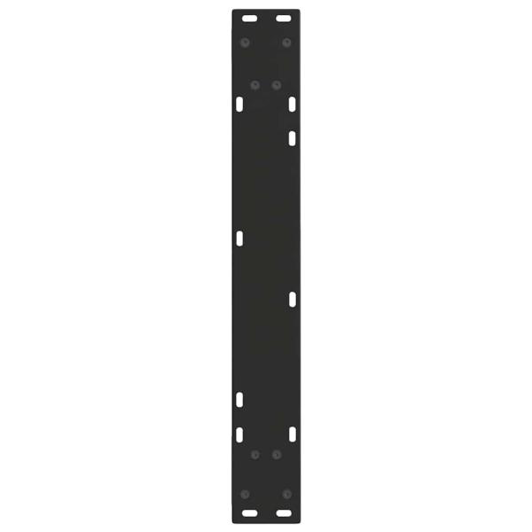 Esstisch Beine V-Form 3 Stück Schwarz 70x(72-73,3) cm Stahl
