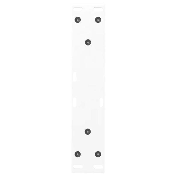 Couchtischbeine 2 Stk. Weiß 40x(30-31,3) cm Stahl
