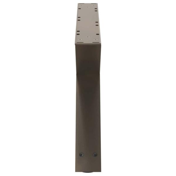 Couchtischbeine 2 Stk. Naturstahl 70x(30-31,3) cm Stahl