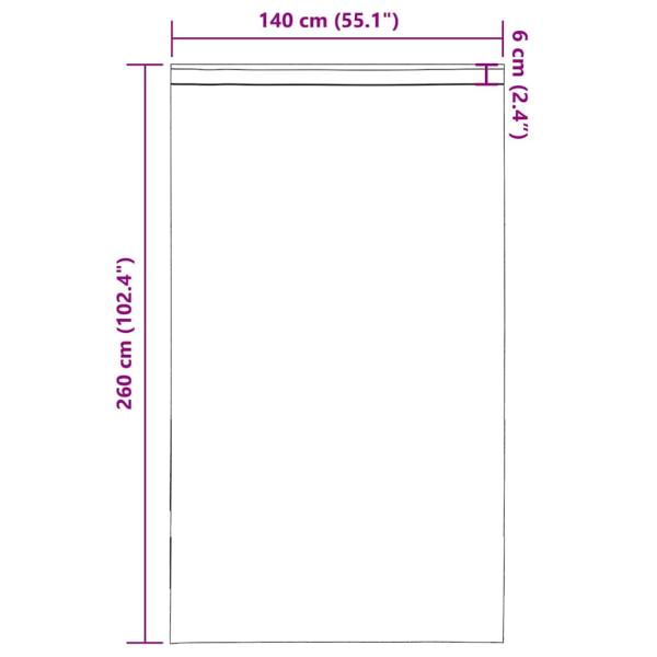 Voile Vorhänge mit Stangentaschen 2 Stk. Weiß