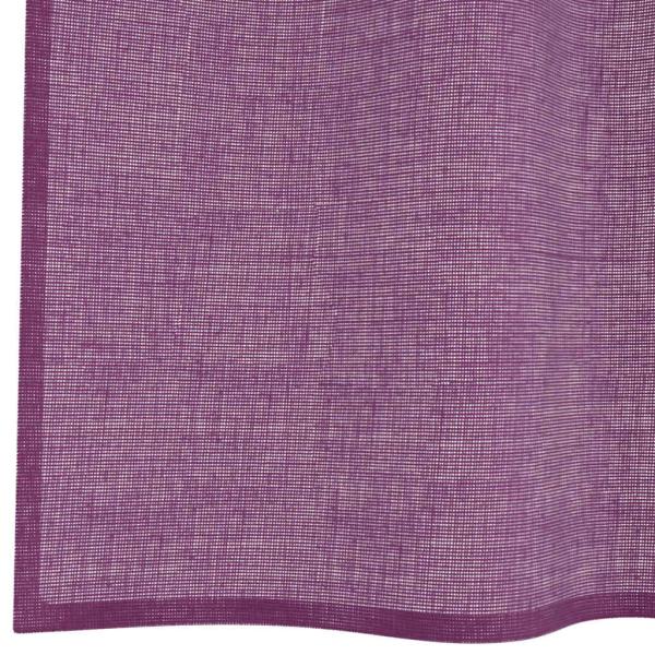Voile Vorhänge mit Ösen 2 Stk. Lila 140x140 cm