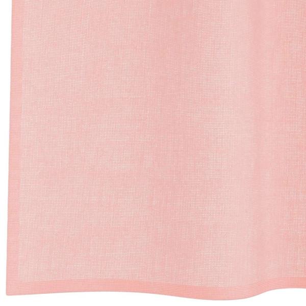 Voile Vorhänge mit Ösen 2 Stk. Rosa 140x260 cm
