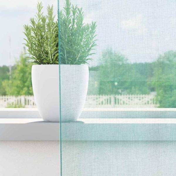 Voile Vorhänge mit Ösen 2 Stk. Türkis