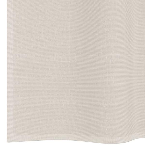 Voile Vorhänge mit Lasche 2 Stk. Creme