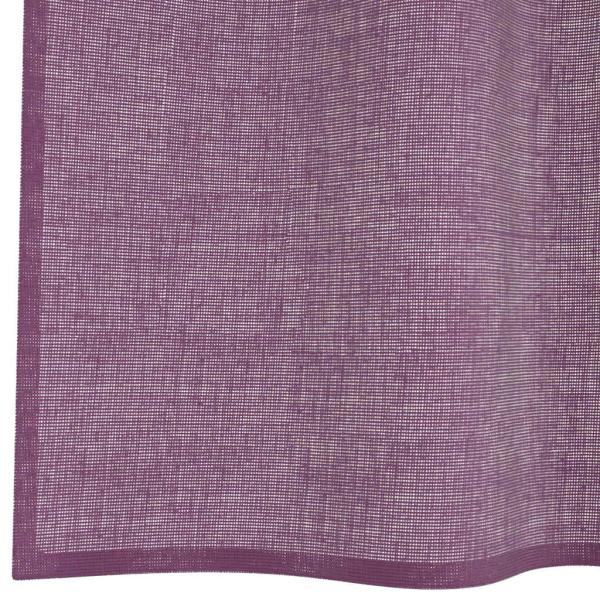 Voile Vorhänge mit Schlaufen 2 Stk. Lila 140x225 cm