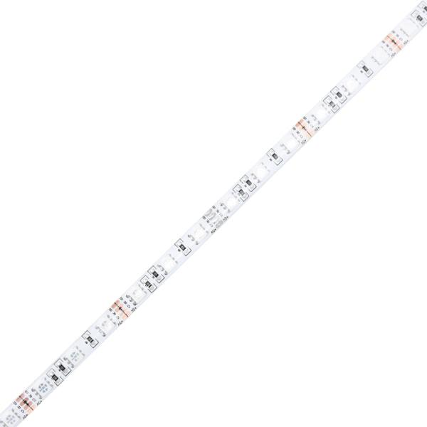 Bettgestell mit Kopfteil LED-Beleuchtung Betongrau 140x200 cm